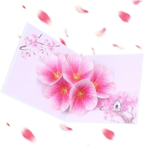 Vista 3 de WESAPPINC Paquete de 6 tarjetas de felicitación 3D, tarjetas de Navidad, postales desplegables, tarjetas de aniversario de cumpleaños para padres