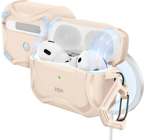 Vista 17 de ESR Funda para AirPods Pro 2, compatible con Funda de AirPods Pro de 2ª/1ª generación (2023/2022/2019), compatible con MagSafe, potente protección