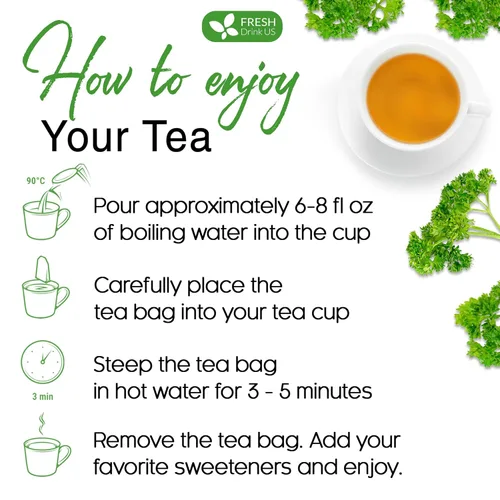 Vista 110 de FreshDrinkUS, 135 bolsas de té de jengibre y cúrcuma premium, ingredientes 100% naturales, mezcla hecha a mano de té de hierbas de cúrcuma