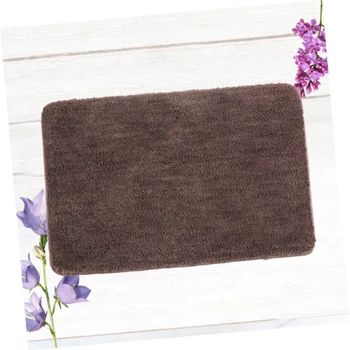 Vista 6 de Plush Water Absorbent Carpet Mat Skid Resistant Floor Rug for Bathroom Bedroom and Living Room Coffee