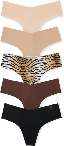 Victoria's Secret Ropa interior de tanga sin transparencia para mujer, bragas para mujer, paquete múltiple (XS-XXL)