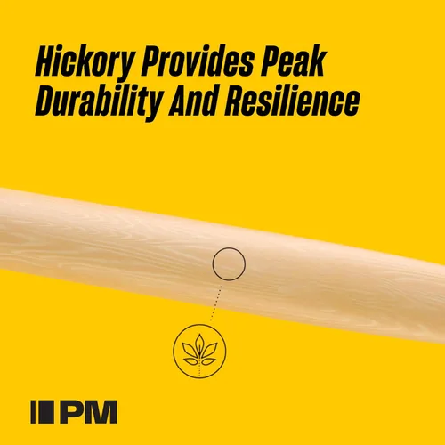 Vista 3 de ProMark Classic Forward 2B FireGrain Baquetas, baquetas con acabado lacado, TX2BW-FG, punta de madera ovalada, nogal, 1 par