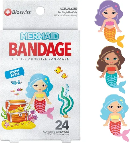 Vista 25 de BioSwiss Vendajes, juego de vendajes autoadhesivos en forma de mariposa, sin látex, cuidado de heridas estériles, 24
