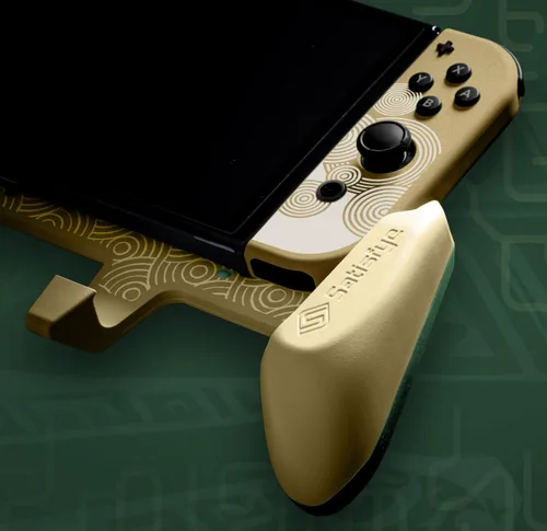 Vista 4 de Satisfye - ZenGrip Pro Gen 3 OLED, a Switch Grip Compatible with Nintendo Switch - Comfortable & Ergonomic Grip, Joy Con & Switch Control. #1 Switch