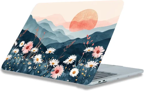 Vista 12 de Funda compatible con MacBook Air de 15 pulgadas M5 M4 M3 M2 2023 Negro (Black Lace)