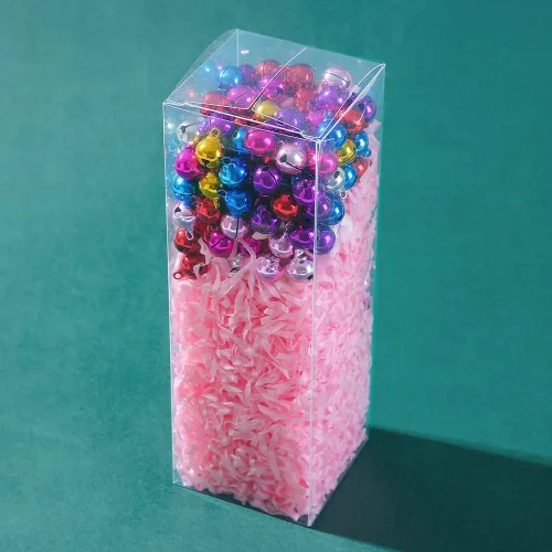 Vista 5 de Cajas transparentes, 2.4 x 2.8 x 7.9 pulgadas, rectángulo transparente, cajas de almacenamiento de joyería para fiestas de cumpleaños, bodas