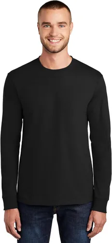 Vista 15 de Port & Company - Camiseta Esencial de Manga Larga Tall. PC61LST Azul acuático