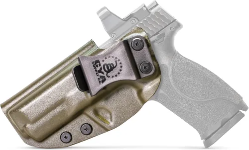 Vista 110 de CYA Supply Co. Funda para llevar armas dentro del cinturón, lista para ópticos (verde OD) IWB, para llevar armas ocultas, dentro de la cintura