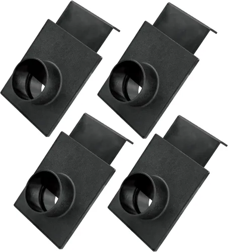 POWERTEC 70133-P4 - Puerta de explosión de 2-1/2 pulgadas para colector de polvo, accesorios de recolección de polvo, paquete de 4