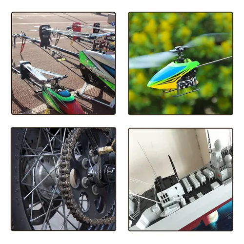 Vista 5 de Varilla redonda de acero inoxidable 304 de 0.059 in x 3.937 in, varillas de eje sólido de metal, barra de torno para manualidades