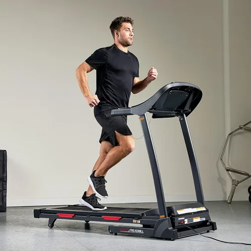 Vista 9 de Sunny Health & Fitness Smart Performance Folding Treadmill with Adjustable Incline and Free SunnyFit App Bluetooth Connection