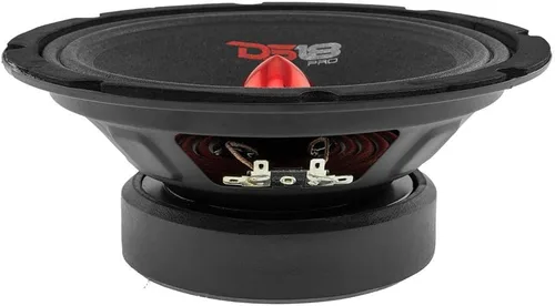 Vista 3 de DS18 2 altavoces PRO-GM8B de 8 pulgadas, rango medio, bala de aluminio roja, 580 W máximo, 190 W RMS, 8 ohmios, altavoces de puerta de audio de alta