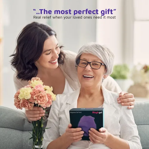 Vista 8 de Magic Gel Migraine Ice Head Wrap Alivio real de la migraña y el dolor de cabeza La gorra original para el dolor de cabeza Fría, cómoda, oscura