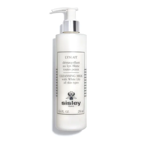 Sisley Paris Lyslait - 8.5 fl oz - Limpiador suave y desmaquillante con extracto de lirio blanco - Todo tipo de piel