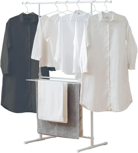 Iris Ohyama STMH-790 Easy Assembly Style Clothes Dryer, No Tools Required, Renewed, Slim Storage, Indoor Clothes Dryer, White