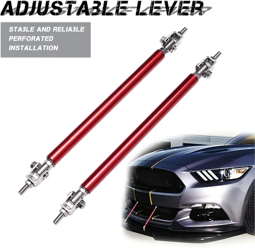 Vista 5 de Alerón universal para parachoques delantero, difusor de alerón de barbilla, protector de ala protectora, kit de carrocería de coche con extensión