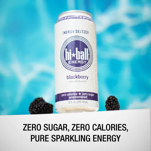 Vista 23 de Hiball Energy - Seltzer saborizado, sin azúcar ni calorías, 8 unidades de 16 onzas líquidas (pomelo).