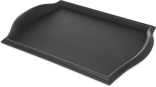 Carlisle FoodService Products 1217BT03 Bistro Bandeja de plástico para café, 12 x 17 pulgadas, color negro