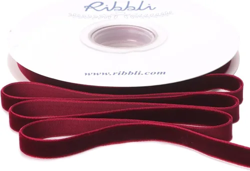 Vista 41 de Ribbli 4 rollos de cinta de terciopelo, 3/8 pulgadas 5 yardas cada rollo, cinta de Navidad para envolver regalos, decoración del árbol de Navidad
