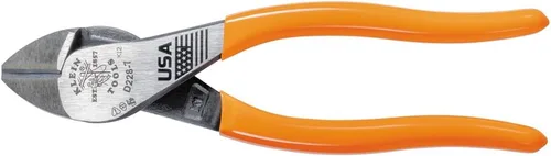 Vista 4 de Klein Tools Alicates D228-7, fabricados en EE. UU., Alicates de corte diagonal con diseño de alto apalancamiento, 7 pulgadas