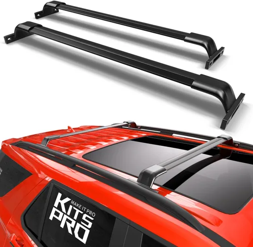 Vista 15 de KitsPro Barras transversales para portaequipajes de techo de 260 libras para Jeep Grand Cherokee 2011-2021