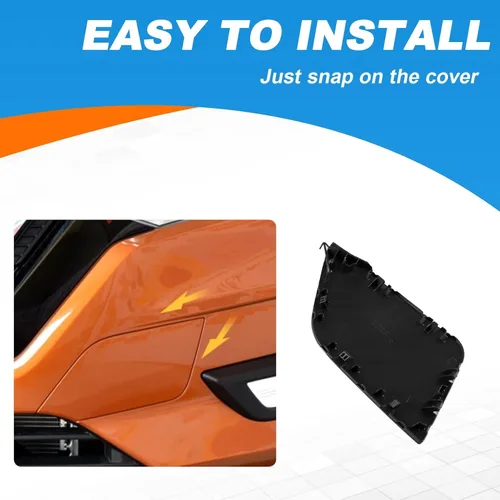 Vista 7 de Cubierta de gancho de remolque delantero Compatible con Nissan X-Trail T32 Rogue 2017 2018 2019 2020 Tapa de ojo de remolque 622A0-6FL0H