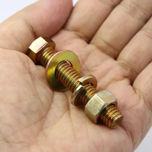 Vista 4 de YEEZET Kit de 236 arandelas de pernos y tuercas resistentes de grado 8, 1/4-20 5/16-18 3/8-16, tornillos hexagonales, tuercas, kit surtido, incluye