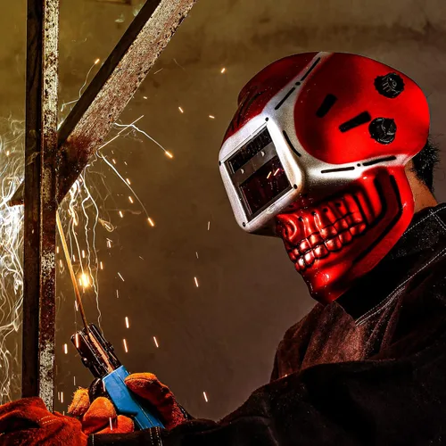 Vista 8 de Welding Helmet Auto Darkening: DEKORPO True Color Solar Powered Auto Darkening Welding Welder Mask Hood Helmets