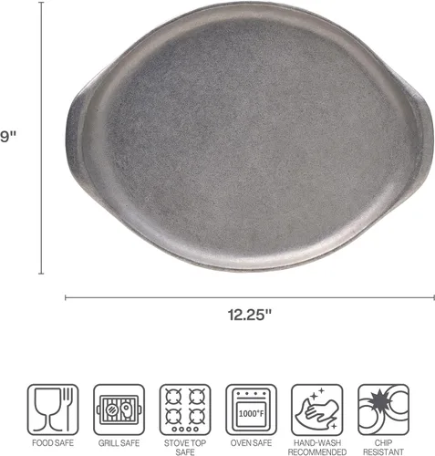 Vista 2 de Wilton Armetale Gourmet Grillware - Parrilla plana pequeña