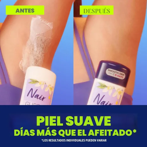 Vista 5 de Nair Glides Away - Crema depilatoria, 93 g
