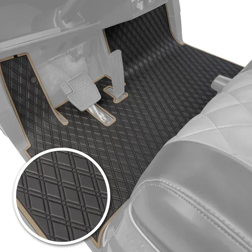 Vista 19 de Xtreme Mats Tapete de suelo para carrito de golf compatible con Yamaha Drive2, cobertura completa, alfombrilla de piso para carrito de golf, solo se