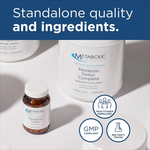 Vista 3 de Metabolic Maintenance L-triptófano - 500 mg L-triptófano - Soporte neurotransmisor - Hipoalergénico - 60 porciones - 60 cápsulas