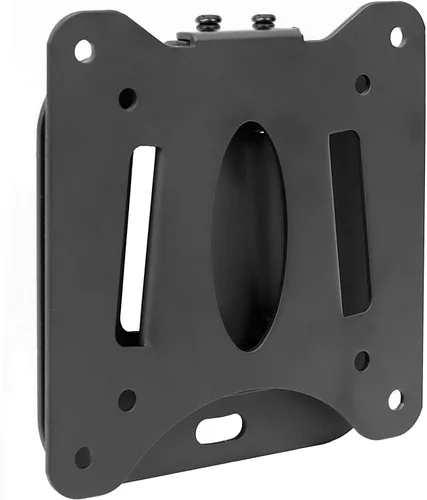 Mount-It! MI-203 Soporte de pared fijo de perfil bajo para TV | Se adapta a pantallas de 13 a 32 pulgadas | VESA 75 x 75 y 100 x 100 | Acero