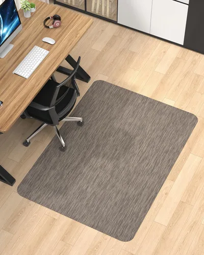 Vista 10 de Blvornl Alfombrilla para Silla de Oficina para Suelo de Madera Dura, 35.4"×47.2" Alfombrilla de Escritorio para Computadora para Madera Dura
