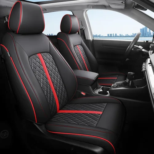 Vista 10 de Fundas de asiento para Honda HRV 2016-2018 EX EX-L y 2016-2022 LX, juego completo de fundas de asiento de automóvil de ajuste personalizado