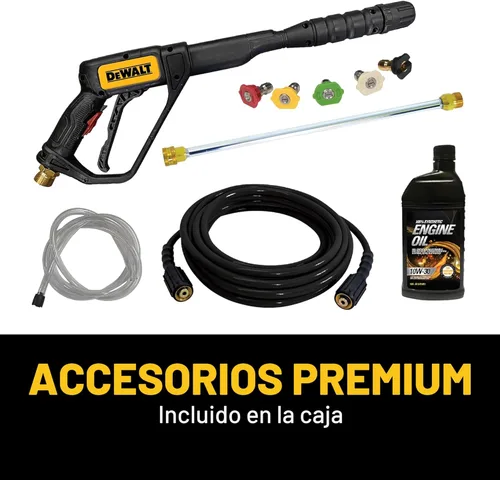 Vista 4 de Dewalt 61147S Lavadora a presión de 3300 PSI, 2.4 GPM, a gas, agua fría