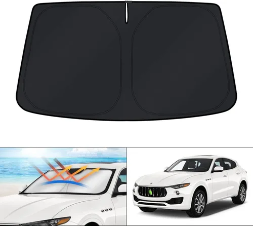 Vista 187 de KUST Parasol para parabrisas para BMW X1 F48 2016, 2017, 2018, 2019, 2020, 2021, 2022, accesorios de ajuste personalizado, parasol plegable