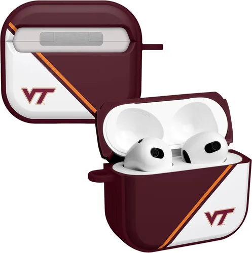 Vista 14 de AFFINITY BANDS Virginia Tech Hokies Camo HDX - Funda compatible con Apple AirPods Generaciones 1 y 2