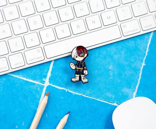 Vista 5 de JUST FUNKY My Hero Academia Looksee Mystery Blind Box, Shoto Todoroki Incluye 5 coleccionables temáticos