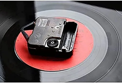 Vista 3 de Reloj de pared con disco de vinilo para colgar en la pared, diseño vintage, moderno, 12 pulgadas, 11.8 in