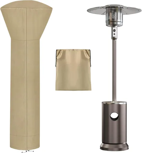 Vista 11 de OutdoorLines Fundas impermeables para calentadores de patio al aire libre con cremallera y bolsa de almacenamiento, a prueba de polvo, resistente a