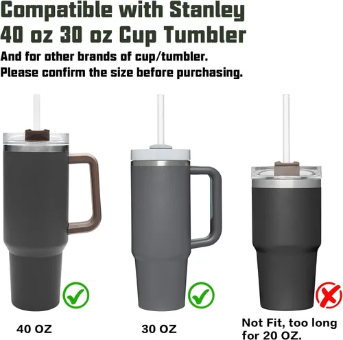 Vista 5 de Funda de repuesto para bota de popote compatible con vaso Stanley de 40 onzas y 30 onzas