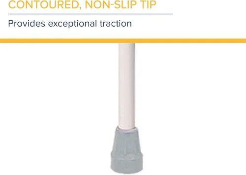 Vista 5 de Hugo Mobility Adjustable Crutches for Walking, Tall Adult Walking Crutches, Comfortable Lightweight Crutches with Underarm Pad and Hand Grip