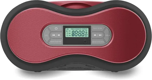 Vista 7 de Core Innovations Boombox de CD Bluetooth portátil con radio FM digital