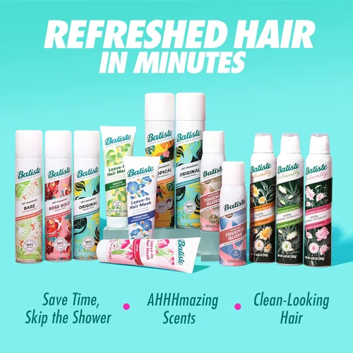 Vista 7 de Batiste Champú seco texturizante, refresca y añade agarre y textura para cabello despeinado playero, 3.81 onzas
