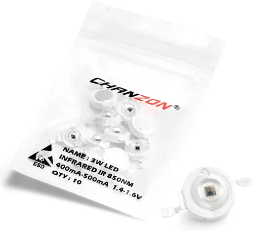 Vista 13 de CHANZON 10 piezas de alta potencia Led Chip 3W RGB 4 pines cátodo común (600mA para cada color 3 vatios) Diodo de emisión de luz SMD COB