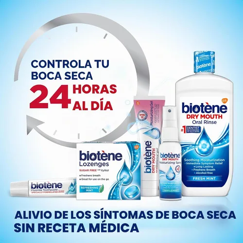 Vista 10 de Enjuague oral con bioteno, spray bucal seco y gel hidratante, 1 kit