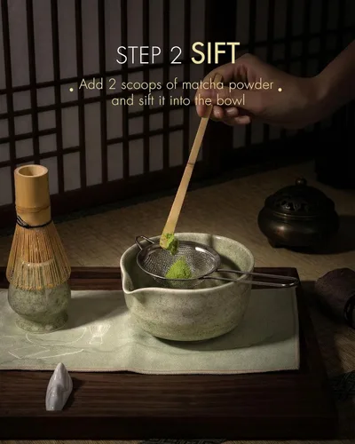 Vista 4 de SIMPLETaste Juego de batidor Matcha para amantes de las machas (verde)