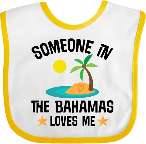 Vista 6 de inktastic Babero para bebé de regalo de recuerdo de vacaciones de Bahamas