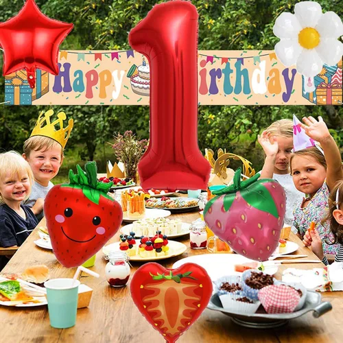 Vista 77 de Globos de béisbol de papel de aluminio para decoración de cumpleaños, globos de guante, globo de confeti de estrella roja y azul para novato